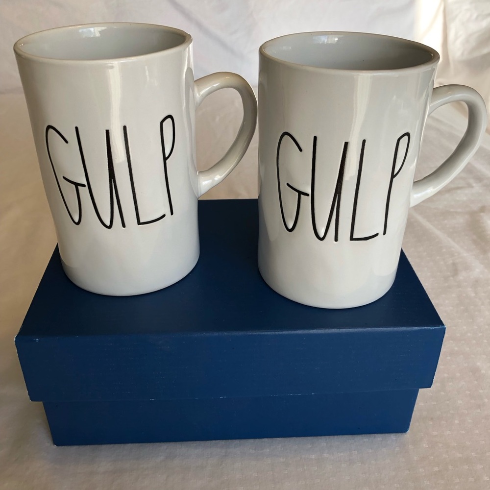 Mugs Set of 2 California Pantry GULP in Gift Box